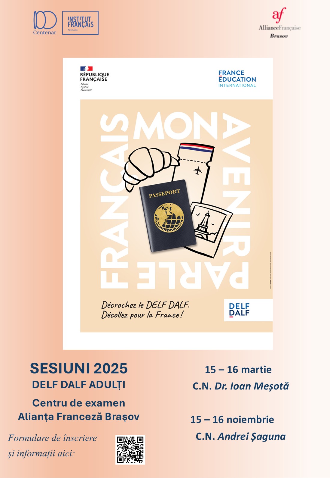 Afiș 2025 TP fond ocru