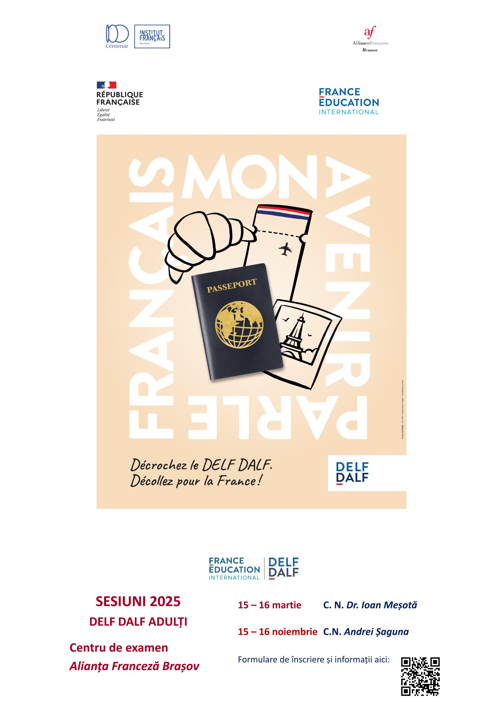 Afiș DELF DALF 2025